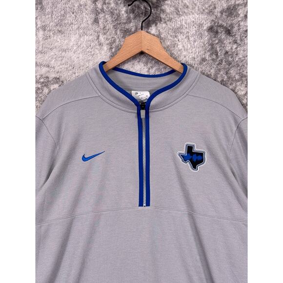 Nike Sweatshirt XL Mens Dallas Mavericks City Edition 1/2 Zip Pullover - Picture 2 of 8